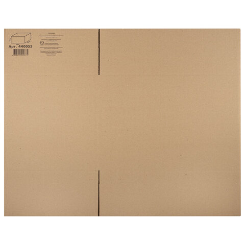 Гофрокороб, длина 600 мм х ширина 400 мм х высота 400 мм, марка Т22, профиль С,