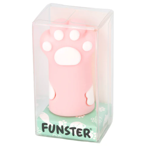 Точилка фигурная FUNSTER (ФАНСТЕР) "Лапка 2", 1 отверстие, ассорти, в