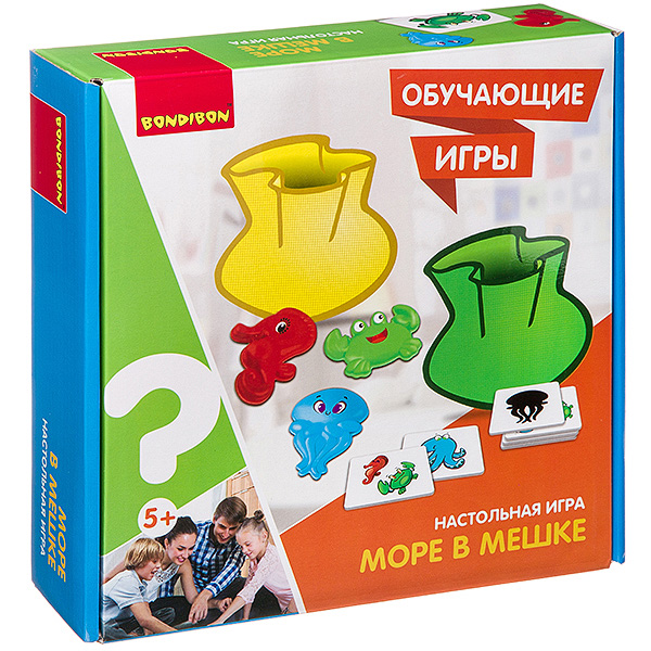 Обучающие игры Bondibon Настольная игра «МОРЕ В МЕШКЕ». ВВ3159 Обучающие игры Bondibon Настольная игра «МОРЕ В МЕШКЕ». ВВ3159