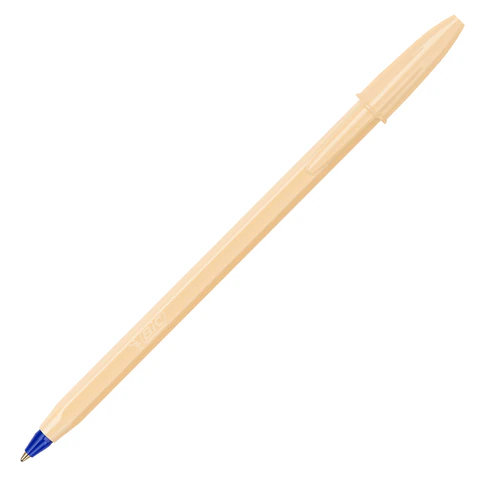 Ручка шариковая BIC "Cristal Pastel", СИНЯЯ, корпус ассорти, узел 1,0