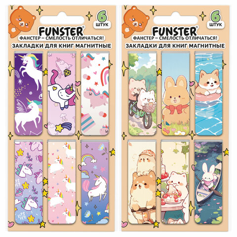 Закладки для книг МАГНИТНЫЕ, "GIRLS", комплект 12 штук, 60x20 мм, Закладки для книг МАГНИТНЫЕ, "GIRLS", комплект 12 штук, 60x20 мм,