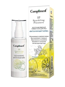 Compliment Sparkling Pleasure Восстанавливающая гелевая маска для лица Compliment Sparkling Pleasure Восстанавливающая гелевая маска для лица
