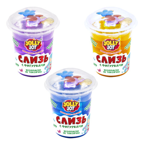 Слайм, слизь с фигурками, русалочки, 200 г, НАБОР 3 шт., JOLLY JOT (ДЖОЛЛИ Слайм, слизь с фигурками, русалочки, 200 г, НАБОР 3 шт., JOLLY JOT (ДЖОЛЛИ