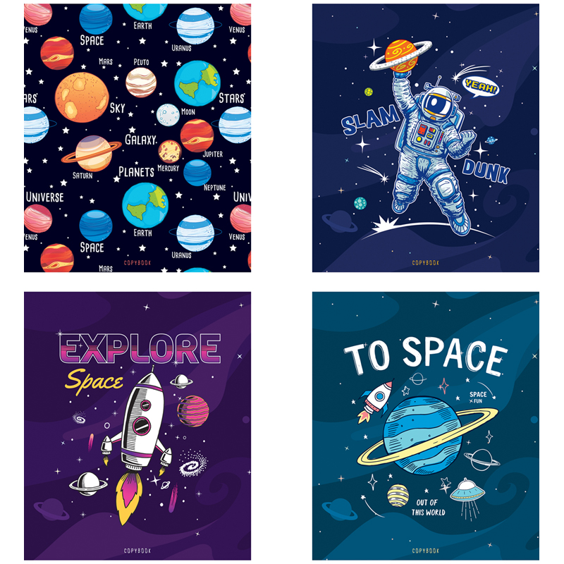 Тетрадь 48л., А5, клетка ArtSpace "Космос. Space missione" Тетрадь 48л., А5, клетка ArtSpace "Космос. Space missione"