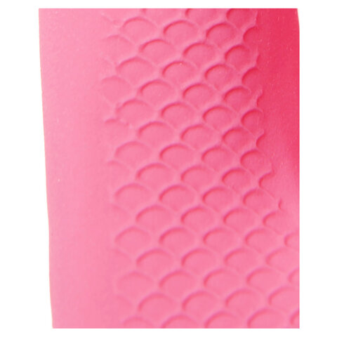 Перчатки латексные КЩС, прочные, хлопковое напыление, размер 7,5-8 M, средний,