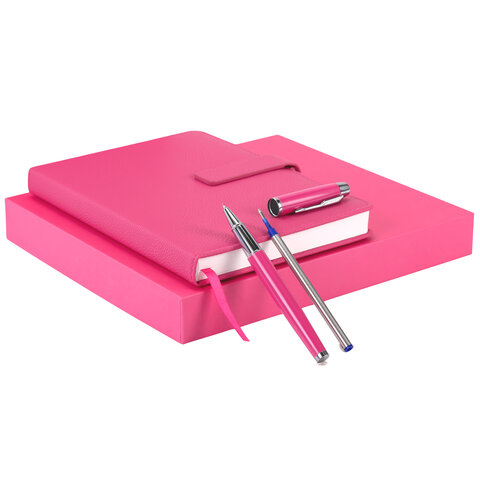 Ежедневник в подарочном наборе 5 в 1, А5, 145x212 мм, BRAUBERG