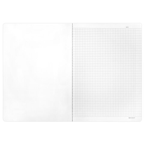 Тетрадь А4 96 л. BRAUBERG, на сшивке с корешком, клетка, обложка картон, Тетрадь А4 96 л. BRAUBERG, на сшивке с корешком, клетка, обложка картон,