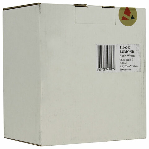 Фотобумага 10х15см, 270 г/м2, 500 листов, односторонняя, атласная тепло-белая, Фотобумага 10х15см, 270 г/м2, 500 листов, односторонняя, атласная тепло-белая,