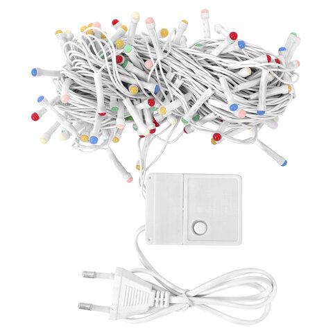 Электрогирлянда-нить комнатная "Pastel", 10 м, 120 LED, мультицветная,