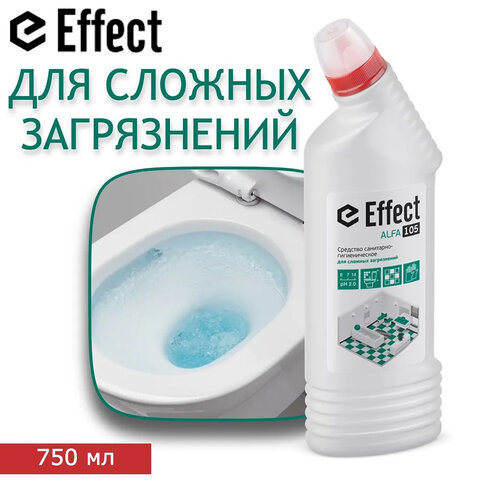Чистящее средство 750 мл EFFECT "Alfa 105", для сантехники, кислотное,