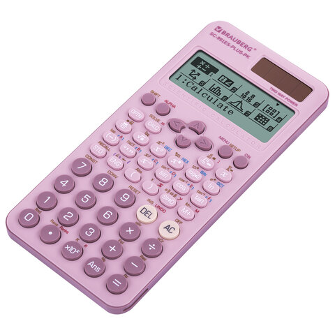 Калькулятор инженерный BRAUBERG SC-991ES-PLUS-PK (164х80 мм), 552 функции, 10+2