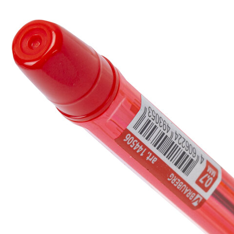 Ручка шариковая BRAUBERG BP-GT GLD RED, КРАСНАЯ, корпус тонированный, пишущий Ручка шариковая BRAUBERG BP-GT GLD RED, КРАСНАЯ, корпус тонированный, пишущий