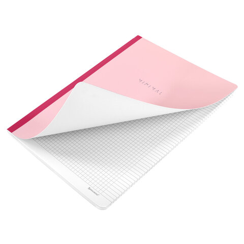 Тетрадь А4 96 л. BRAUBERG, на сшивке с корешком, клетка, обложка картон, Тетрадь А4 96 л. BRAUBERG, на сшивке с корешком, клетка, обложка картон,