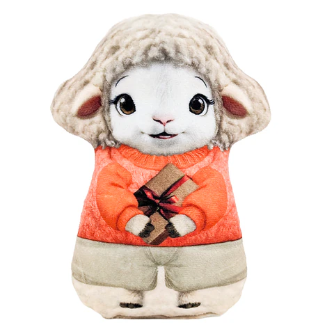 Игрушка мягкая "ОВЕЧКА В КОСТЮМЕ", 20 см, ассорти, 6 видов, WOOZOO