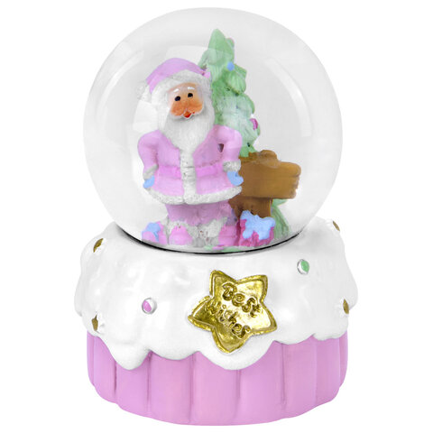 Снежный шар "Sweet Xmas" диаметр 45 мм, полистоун/стекло, 4 дизайна