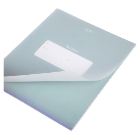 Тетрадь обложка пластик, 18 л., клетка, HATBER, "PROстиль