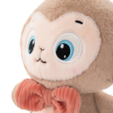 Игрушка мягкая "Обезьянка", 25 см, цвет коричневый, WOOZOO (ВУЗУ),
