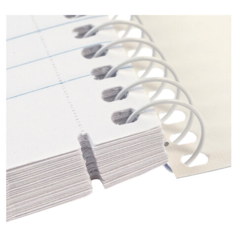 Тетрадь А4 96 л., HATBER, спираль, линия, матовая ламинация, тиснение,