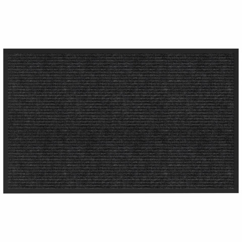 Коврик придверный 50х80 см, ЧЕРНЫЙ, влаго-грязезащитный, 450 г/м2, ребристый, Коврик придверный 50х80 см, ЧЕРНЫЙ, влаго-грязезащитный, 450 г/м2, ребристый,