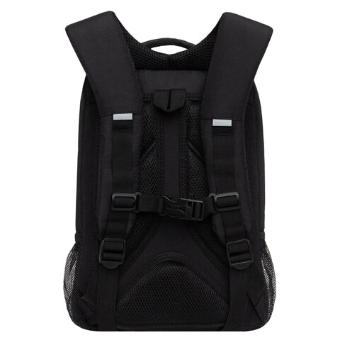 Рюкзак GRIZZLY школьный, анатомическая спинка, 2 отделения, для мальчиков,