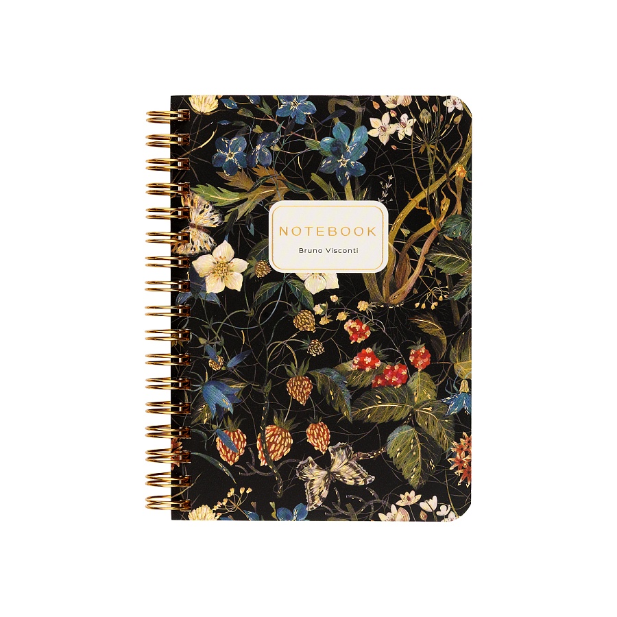 ТЕТРАДЬ НА ГРЕБНЕ А6 Bruno Visconti "FLORA.ЛЕСНЫЕ ЯГОДЫ" 60л. клетка ТЕТРАДЬ НА ГРЕБНЕ А6 Bruno Visconti "FLORA.ЛЕСНЫЕ ЯГОДЫ" 60л. клетка