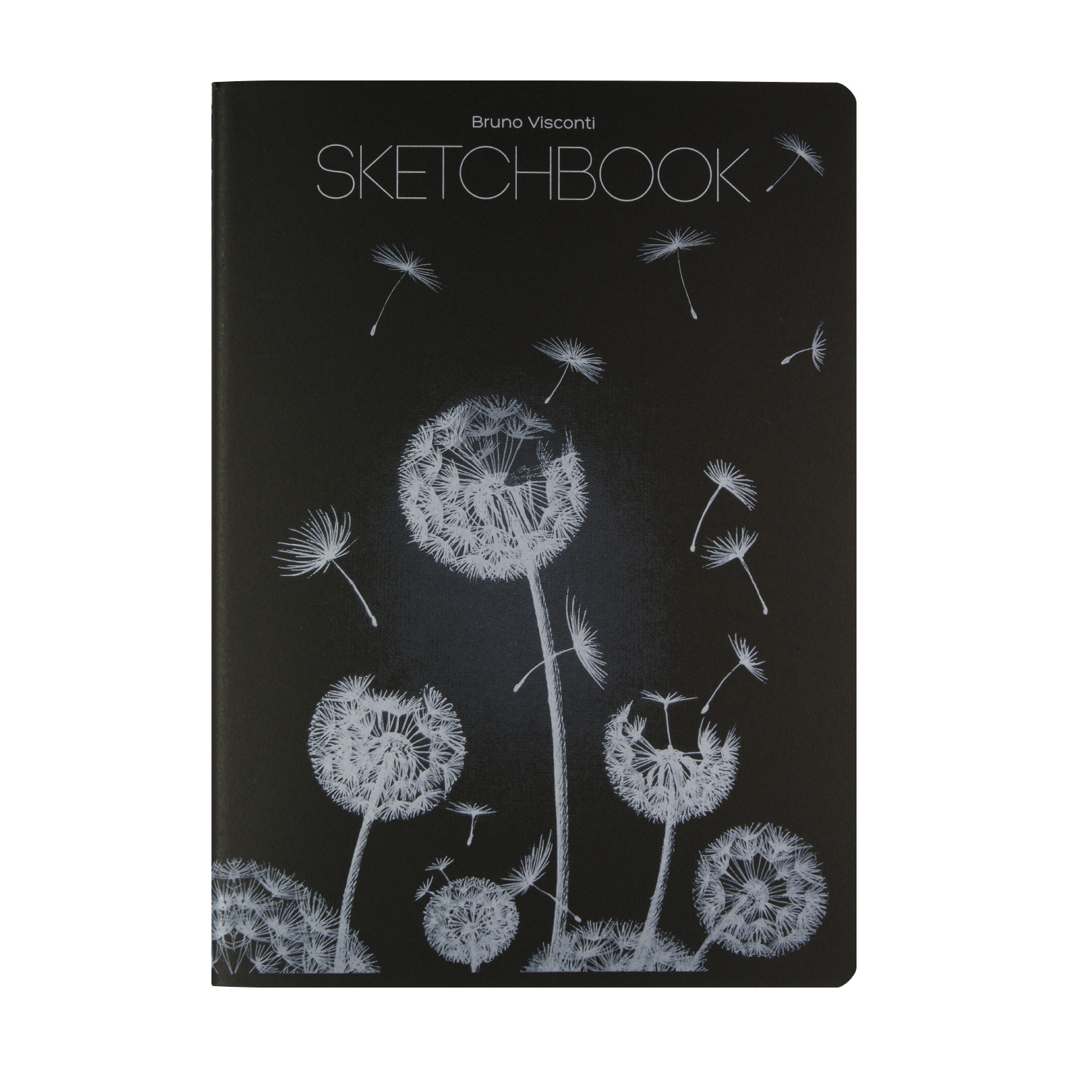 SKETCHBOOK BV, 179Х250 мм, 60Л, ТЕТРАДЬ, ЧЕРНЫЙ 80 ГР, ПРОШИТЫЙ БЛОК (4 ВИДА)