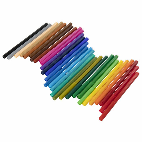Фломастеры 30 ЦВЕТОВ CENTROPEN "Washable", смываемые, вентилируемый