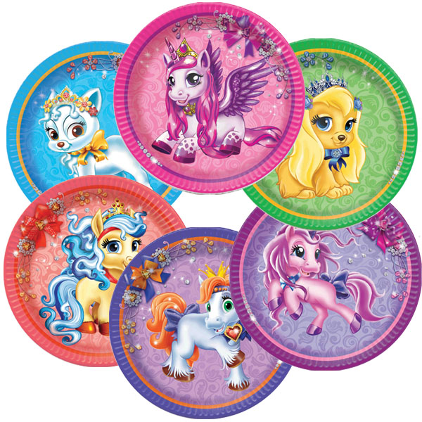 Тарелки Волшебные питомцы 23 см 6 шт Тарелки Волшебные питомцы 23 см 6 шт