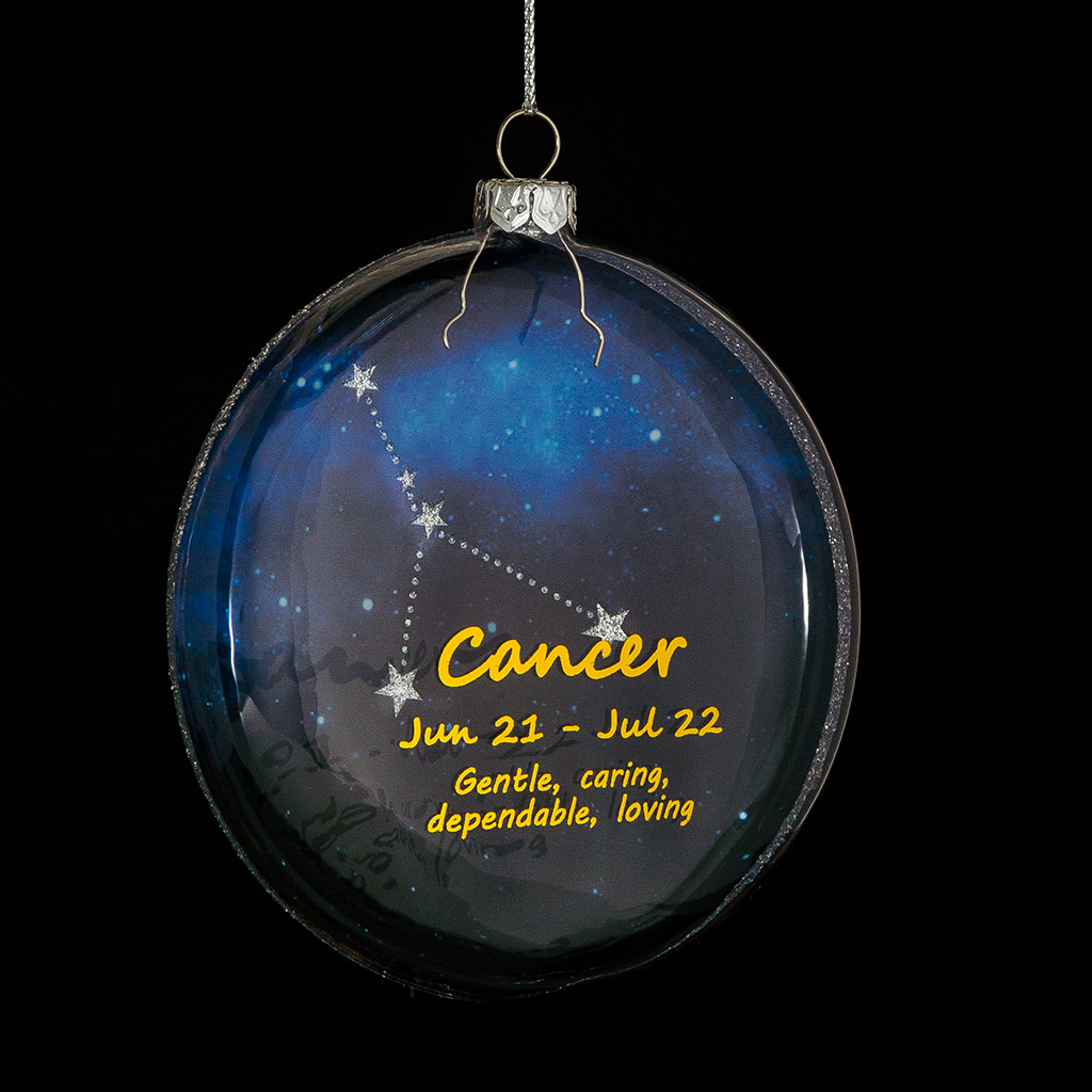 Украшение ErichKrause Decor Рак медальон 10см, стекло Украшение ErichKrause Decor Рак медальон 10см, стекло