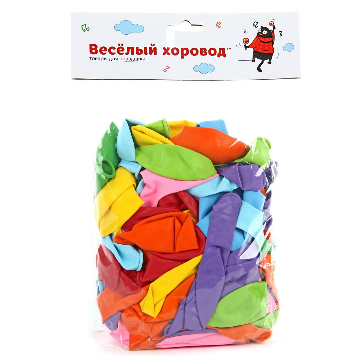 Набор шаров, прозрачные, цвет в ассортименте, 30 см, 100 шт/уп. KL40918 Набор шаров, прозрачные, цвет в ассортименте, 30 см, 100 шт/уп. KL40918