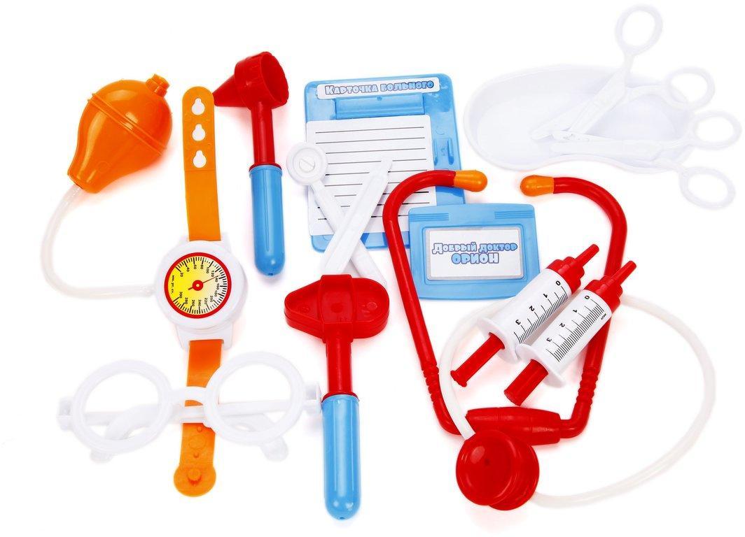 Орион набор доктора медицинский 914 в чемодане. Набор медицинский Orion Toys. Набор медицинских инструментов для детей. Набор медицинского чемодана детский.