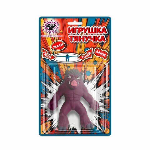Игрушка-антистресс "МОНСТРЫ", 15 см, ассорти, 6 видов, блистер, JOLLY