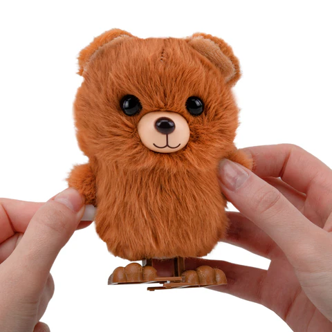 Игрушка мягкая заводная "Мишка", высота 13 см, WOOZOO (ВУЗУ), 666191 Игрушка мягкая заводная "Мишка", высота 13 см, WOOZOO (ВУЗУ), 666191