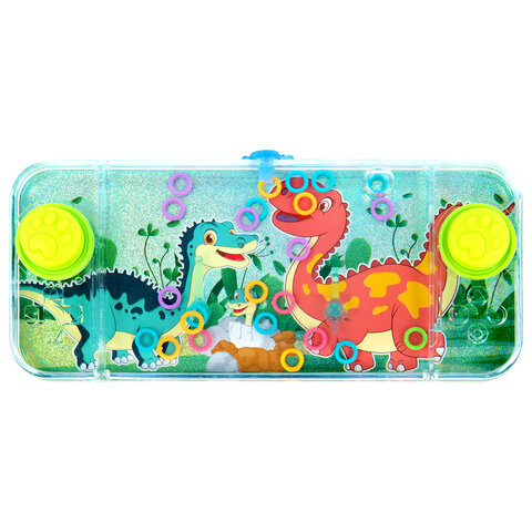 Водная игра ДИНОЗАВРИКИ, 15х7 см, колечки, ассорти, 4 вида, JOLLY JOT (ДЖОЛЛИ
