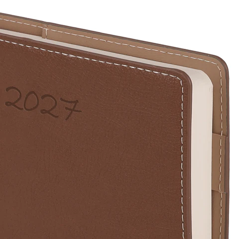 Ежедневник датированный 2027, А5, 143х218 мм, BRAUBERG "Journal", под