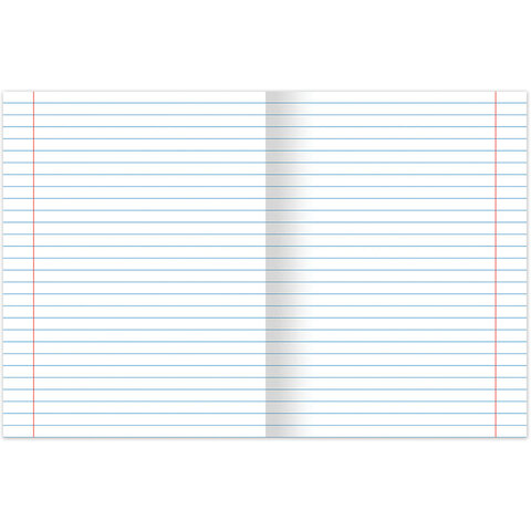 Тетрадь предметная "DARK" 48 л., глянцевый лак, ЛИТЕРАТУРА, линия,