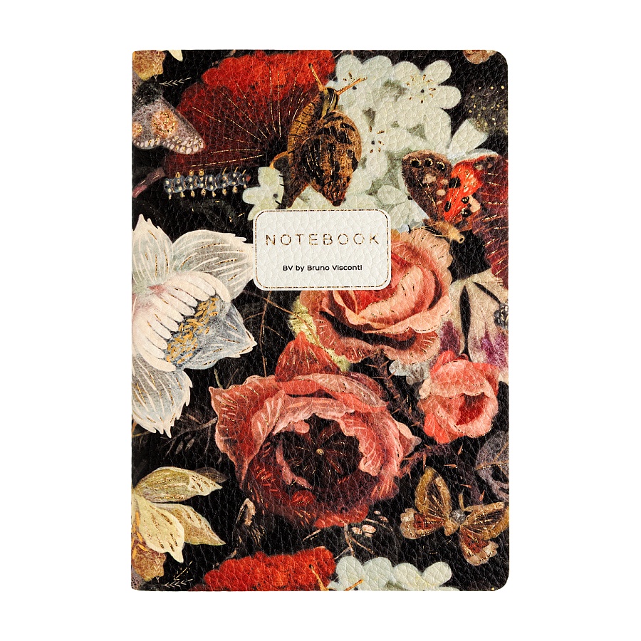 ТЕТРАДЬ А5 ИЗ ЭКОКОЖИ, "FLORA.LUSH BOUQUET" 60 Л. КЛЕТКА ТЕТРАДЬ А5 ИЗ ЭКОКОЖИ, "FLORA.LUSH BOUQUET" 60 Л. КЛЕТКА