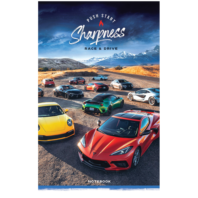 Блокнот А6 24л. на скрепке ArtSpace "Extreme racing"