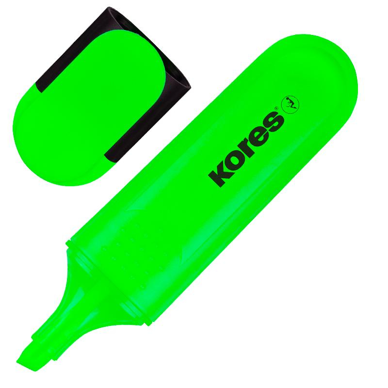 Маркер текстовыделитель Kores BRIGHT LINER PLUS, скош након, 1-5 мм зеленый Маркер текстовыделитель Kores BRIGHT LINER PLUS, скош након, 1-5 мм зеленый