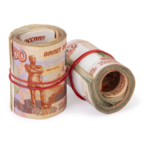 Резинки банковские универсальные диаметром 80 мм, BRAUBERG 1000 г, цветные,