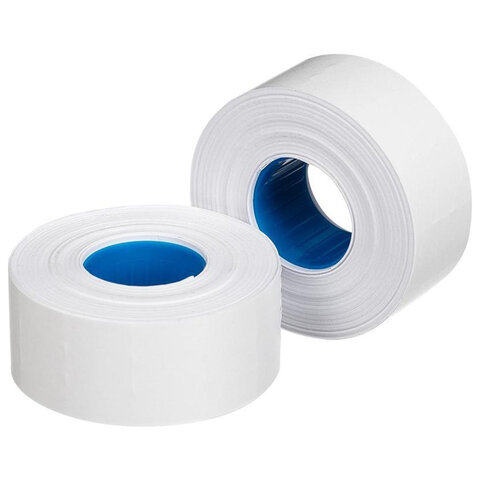 Этикет-лента 26х16 мм, прямоугольная, белая, КОМПЛЕКТ 10 рулонов по 1000 Этикет-лента 26х16 мм, прямоугольная, белая, КОМПЛЕКТ 10 рулонов по 1000