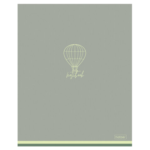 Тетрадь А5 48 л., HATBER скоба, клетка, Soft-touch ламинация, Тетрадь А5 48 л., HATBER скоба, клетка, Soft-touch ламинация,