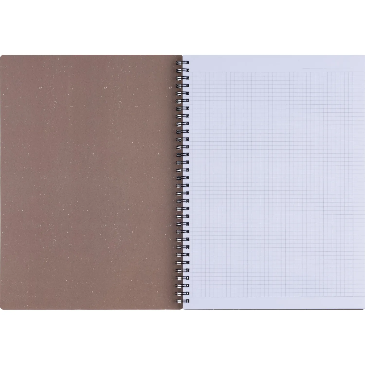 Бизнес-тетрадь, BS, А4, 96 листов, клетка, мягкий, спираль, Flora, инжир, N4283