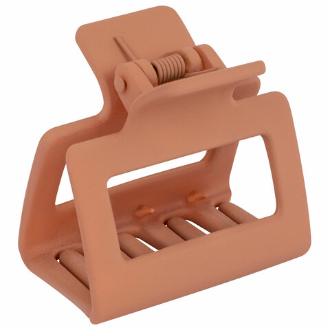 Крабы для волос НАБОР 3 шт., 4 см / 5 см / 11 см, soft touch, коричневый, MONTE Крабы для волос НАБОР 3 шт., 4 см / 5 см / 11 см, soft touch, коричневый, MONTE