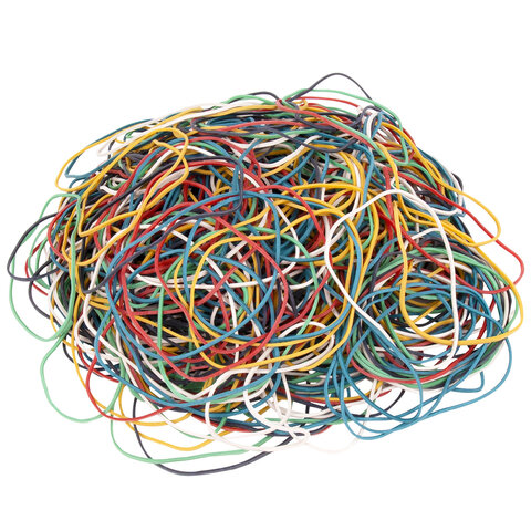 Резинки банковские универсальные диаметром 60 мм, BRAUBERG 500 г, цветные, Резинки банковские универсальные диаметром 60 мм, BRAUBERG 500 г, цветные,