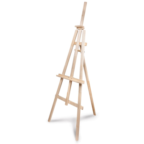 Мольберт напольный «Ученический», размер полок 130 см, угол 50-90°, в собранном Мольберт напольный «Ученический», размер полок 130 см, угол 50-90°, в собранном