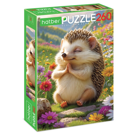 Пазл картонный "МИР ПУШИСТЫХ ЧУДЕС" 260 элементов АССОРТИ, 220х330 мм,