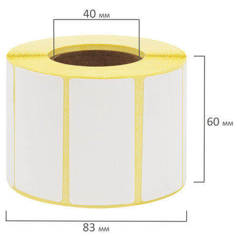 Этикетка ТермоЭко, для термопринтера и весов, 58х30х900 шт. (ролик),