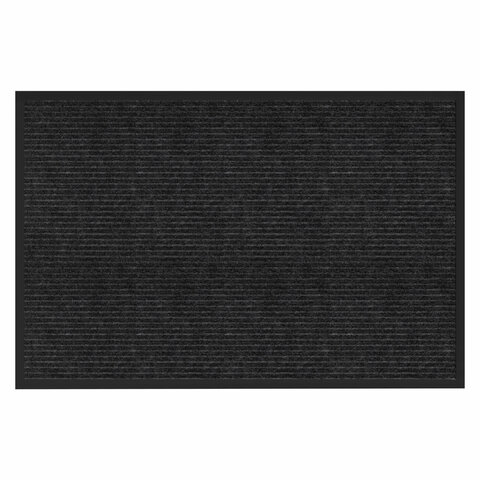 Коврик придверный 60х90 см, ЧЕРНЫЙ, влаго-грязезащитный, 450 г/м2, ребристый, Коврик придверный 60х90 см, ЧЕРНЫЙ, влаго-грязезащитный, 450 г/м2, ребристый,