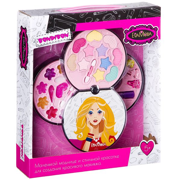 Набор детской декор. косметики Bondibon Eva Moda, BOX 31х26,5х7 см- Набор детской декор. косметики Bondibon Eva Moda, BOX 31х26,5х7 см-